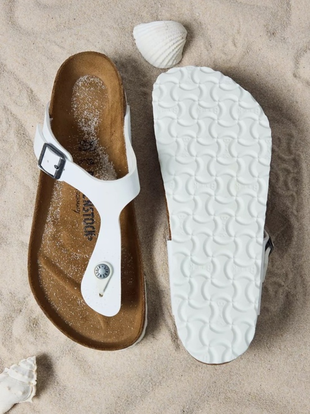 Birkenstock Gizeh Thong Sandals White Women’s Size 39
